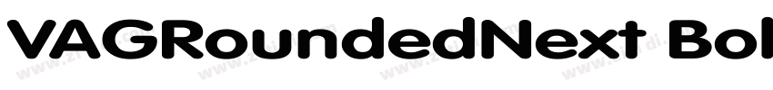VAGRoundedNext Bold字体转换